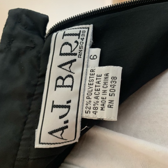 A.J. Bari Vintage Gown with Beaded Straps - Picture 15 of 16